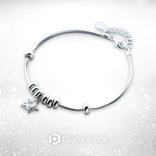 1 Sets of Shooting Star Sterling Silver Bracelet & Ring