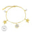 Golden Starfish Charm Bracelet