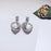 Pearl Glimmer Silver Shell Earrings
