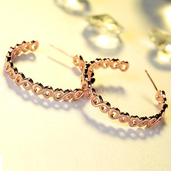 Infinite Love Bracelet and Earrings Set