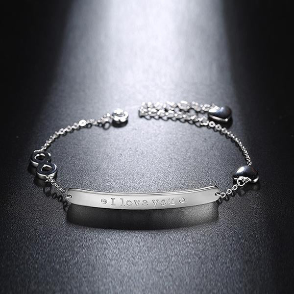 Infinite Love Bracelet and Earrings Set