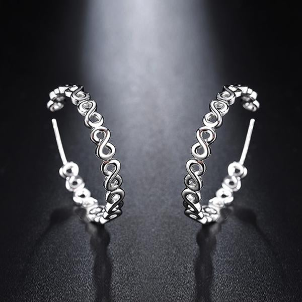 Infinite Love Bracelet and Earrings Set