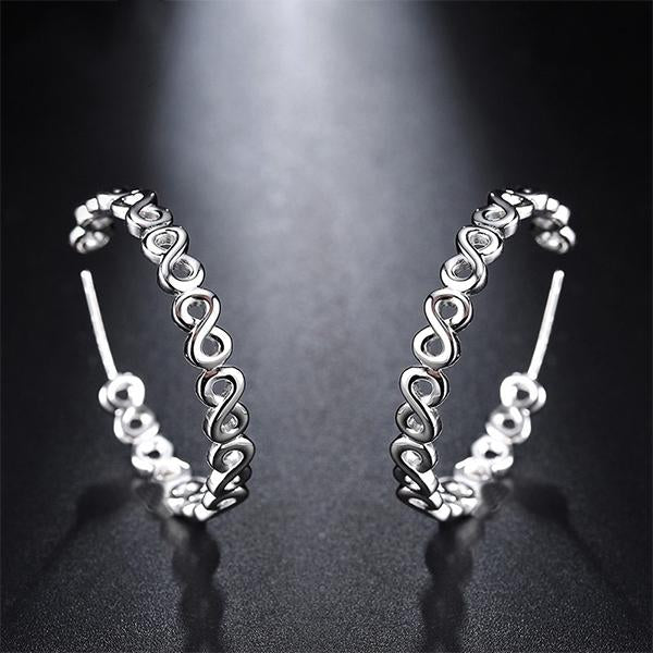 Infinite Love Bracelet and Earrings Set