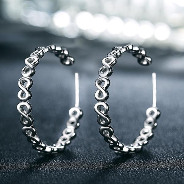 Infinite Love Bracelet and Earrings Set