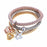 Hollow Crown Charm Bracelet