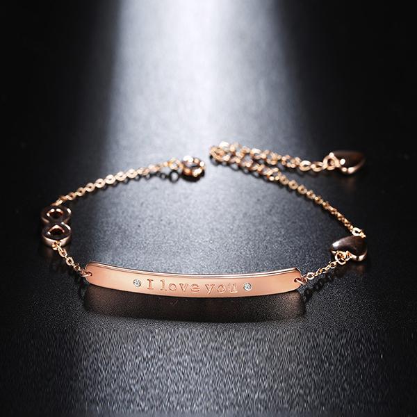 Infinite Love Bracelet and Earrings Set