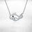 Whales Pendant Sterling Silver Necklace