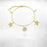Golden Starfish Charm Bracelet