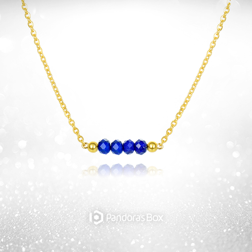 Lapis Lazuli Golden Necklace