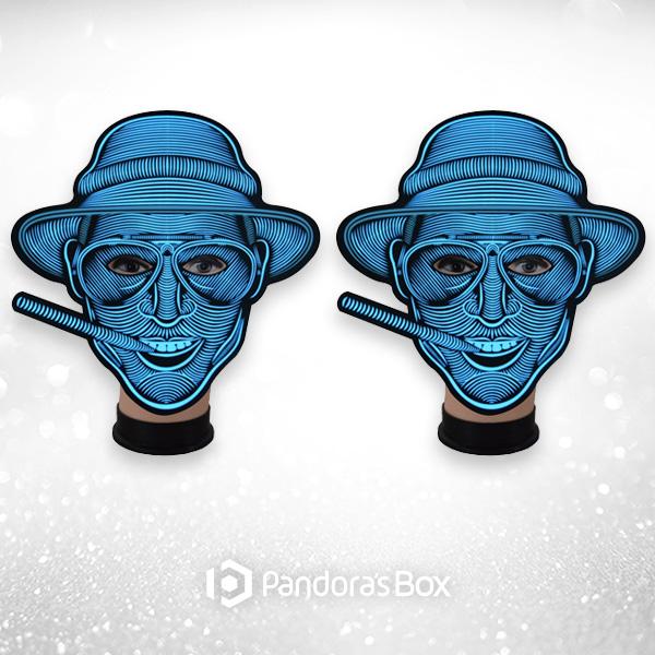 2 Sets of City Slicker Light Up Mask