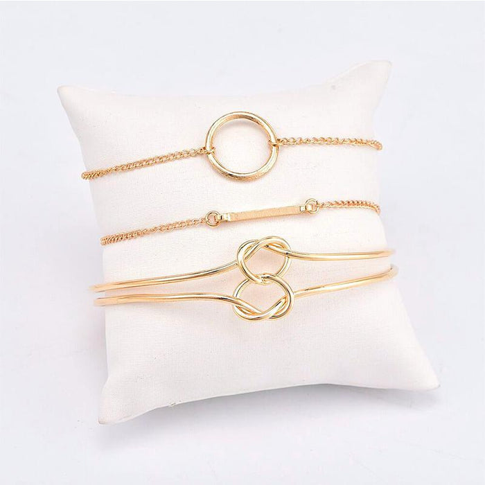 Golden Karma Bracelets Stack - 3pcs