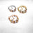 3 Sets of Entwined Metal Bracelet Trio - 9pc Set
