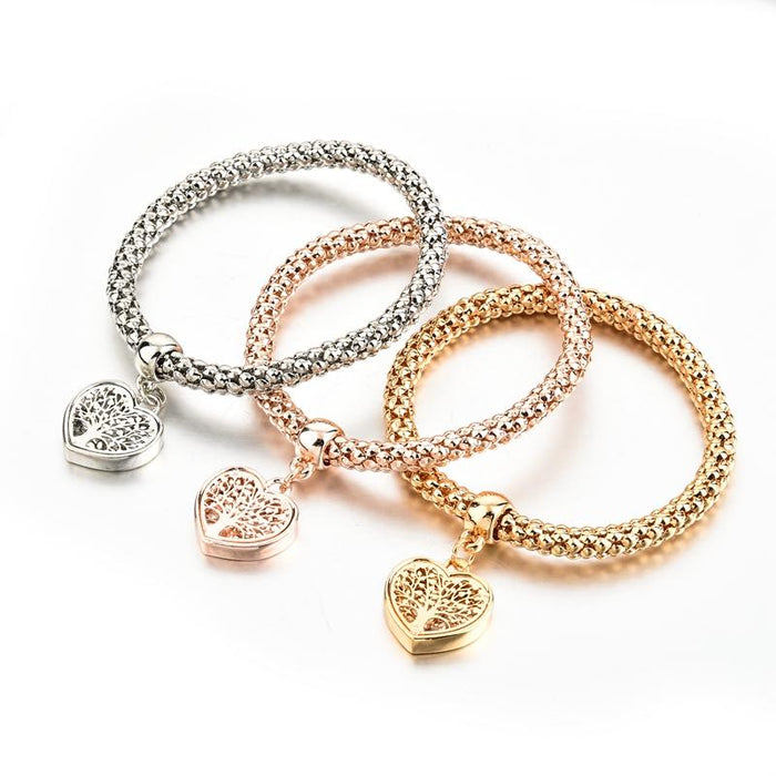 "Tree of Life" Heart Edition Bracelet With 1 Gift Box