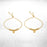 2 Sets of Heart of Gold Adjustable Bracelet