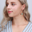 Golden Strand Turquoise Earrings