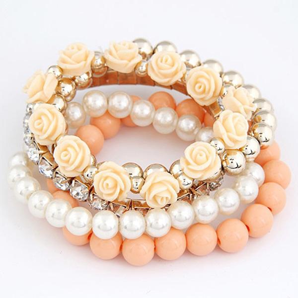 Pastel Beauty Bracelets Stack