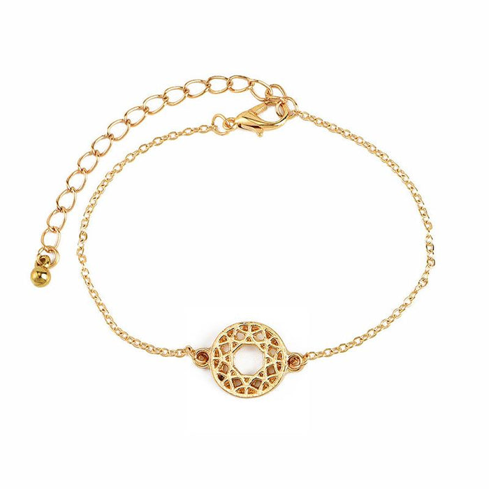 3 Sets of Bohemian Glam Gold Bracelets Stack - 12pcs