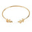 2 Sets of Bohemian Glam Gold Bracelets Stack - 8pcs