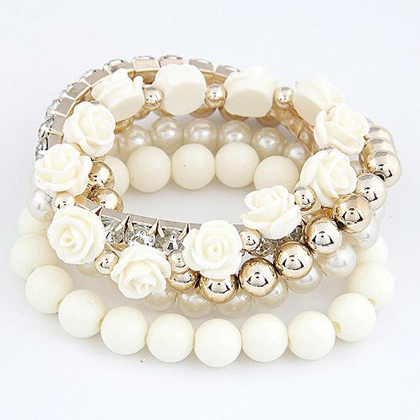 Pastel Beauty Bracelets Stack