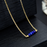 Lapis Lazuli Golden Necklace