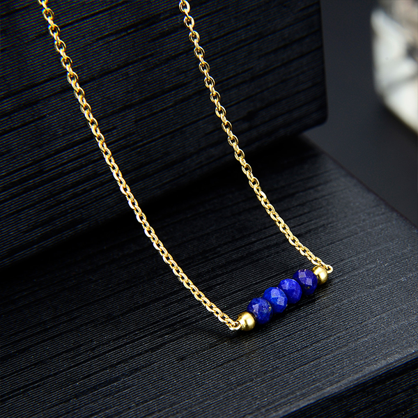 Lapis Lazuli Golden Necklace