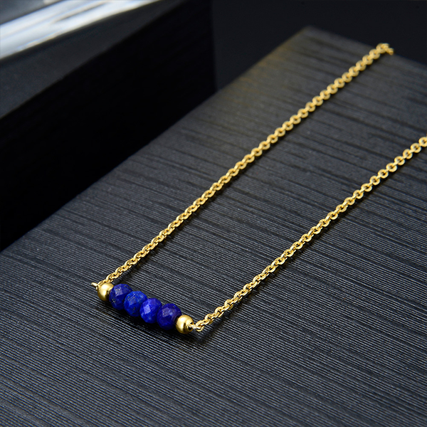 Lapis Lazuli Golden Necklace