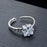 Gemini Asymmetrical Sterling Silver Ring