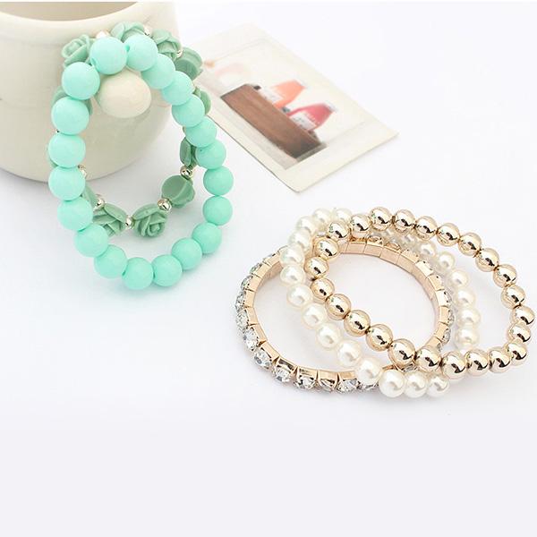 Pastel Beauty Bracelets Stack