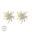 Golden Starfish Stud Earrings