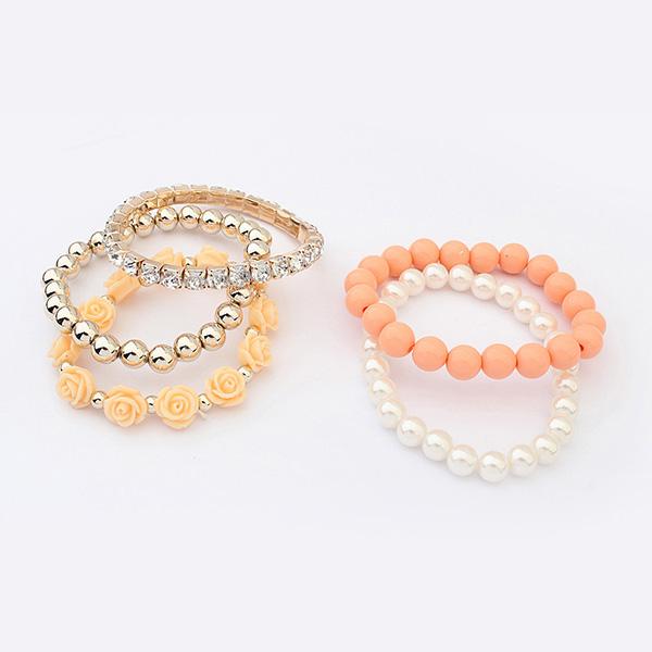 Pastel Beauty Bracelets Stack