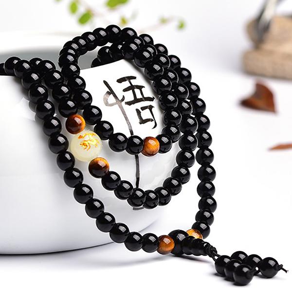 Black Dragon Beaded Bracelet