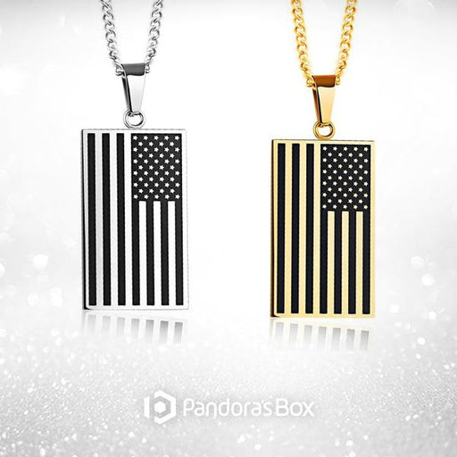 American Tribute Dog Tag (Fallen Soldier Tribute Necklace)