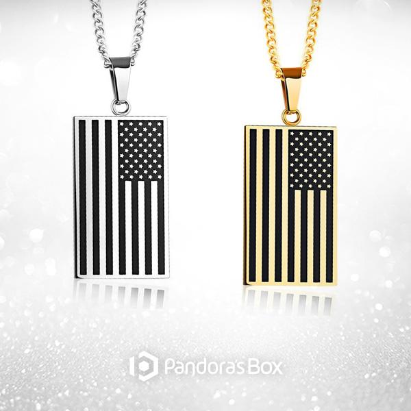 American Tribute Dog Tag (Fallen Soldier Tribute Necklace)