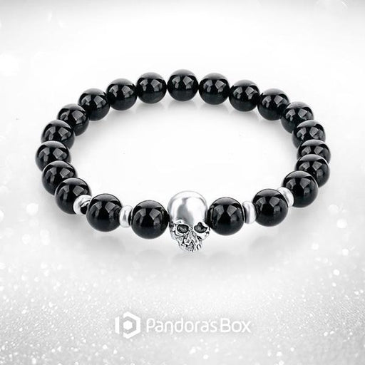 Blackest Night Skull Beaded Bracelet