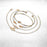 Bohemian Glam Gold Bracelets Stack - 4pcs