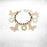 Butterfly Charm Double Strand Bracelet