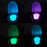 Motion Sensor Auto LED Light For Toilet Bowl & Lid