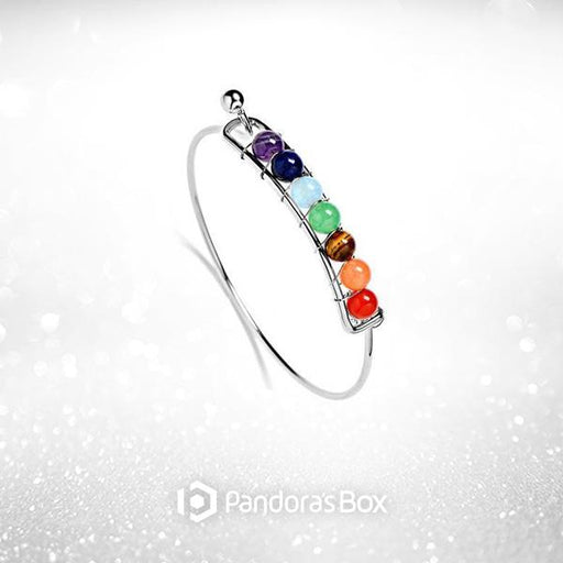 Chakra Beaded Bangle