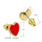 Heart Emoji Stud Earrings