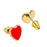 Heart Emoji Stud Earrings