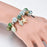 Seaside Summer Beaded Bracelet (Pink and Blue)