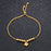 3 Sets of Heart of Gold Adjustable Bracelet