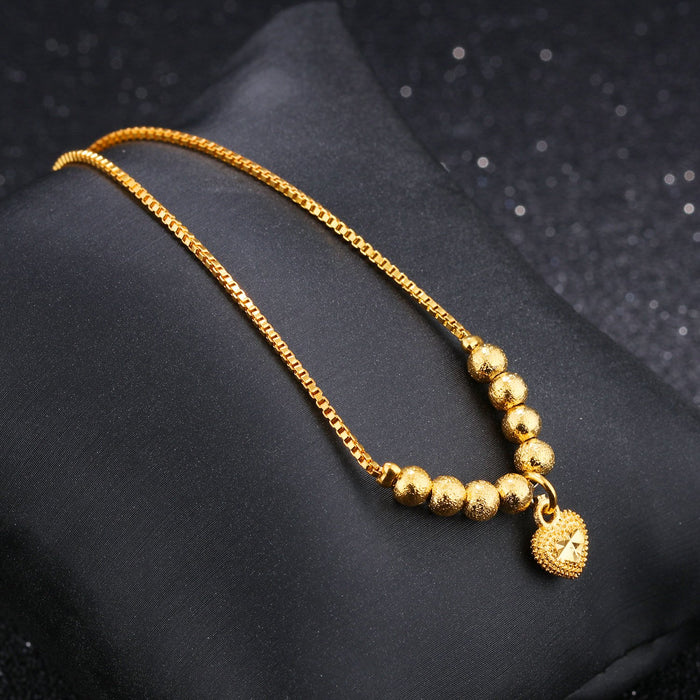 3 Sets of Heart of Gold Adjustable Bracelet