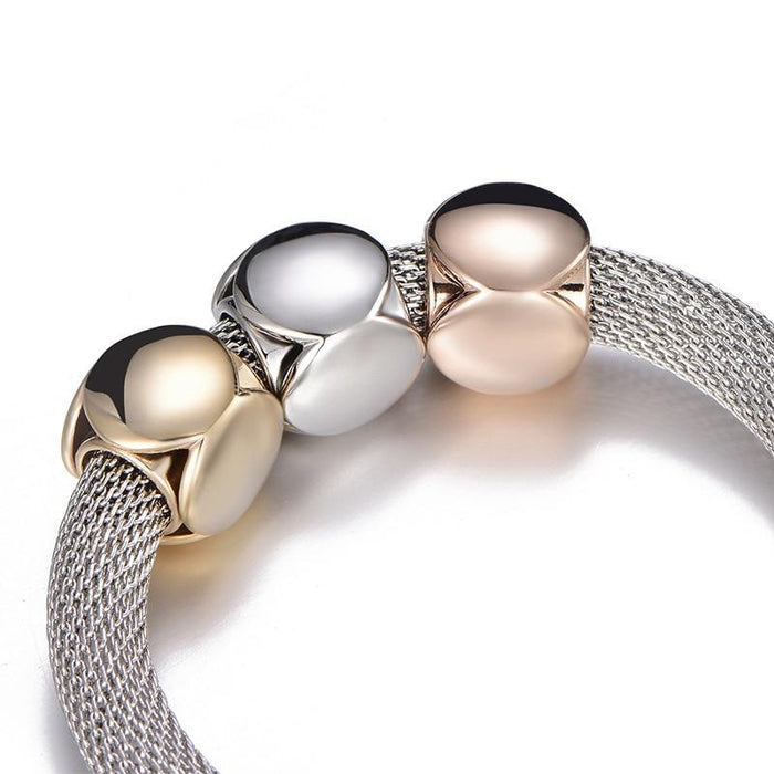 Pandora cube clearance charm metal bracelet