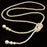 "Strings of Pearls" Double-Knotted Long Pearl Tassel Necklace