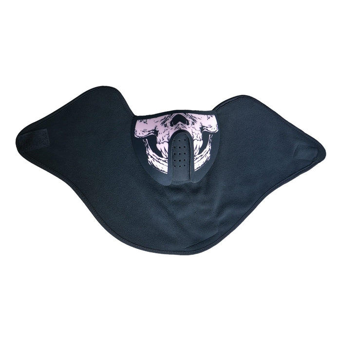 Skull Light Up Half-Face Mask