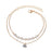 Clear Crystal Layered Bracelet