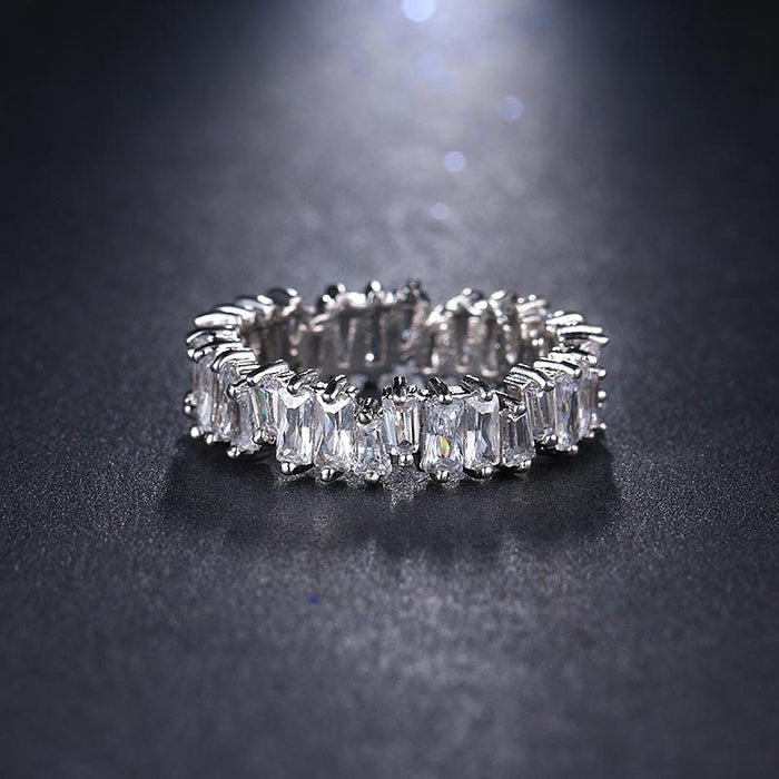 Baguette Crystal Ring