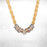 Entwined Gold Metal Necklace