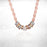Entwined Rose Gold Metal Necklace